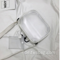 2022 Sommer Clear PVC Crossbody Beach Bag wasserdicht